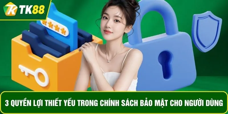 3 quyền lợi thiết yếu trong chính sách bảo mật cho người dùng